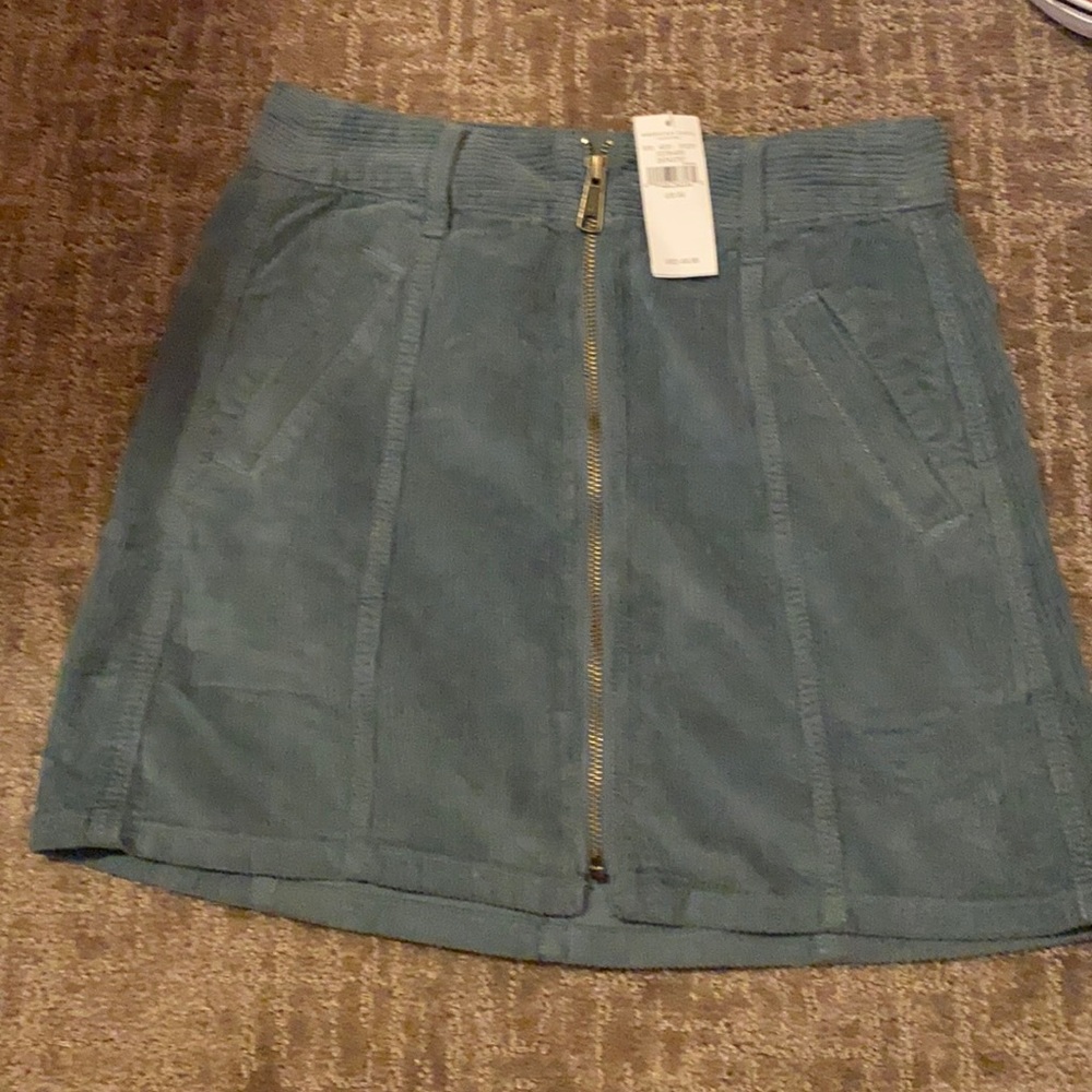 American Eagle corduroy zip skirt